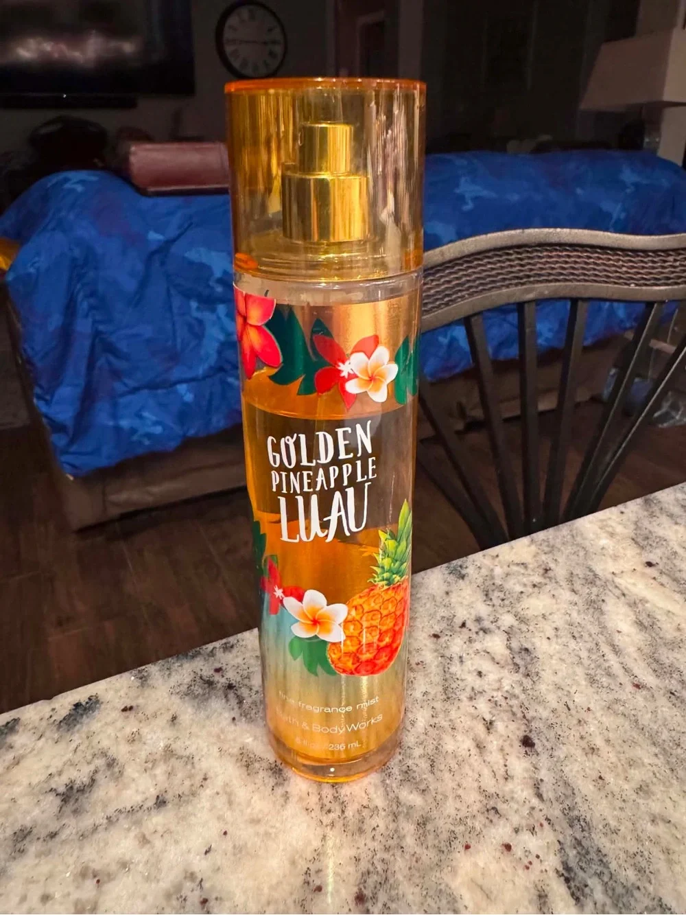 Bath & Body Works Golden Pineapple Luau Fine Fragrance Mist - almost full